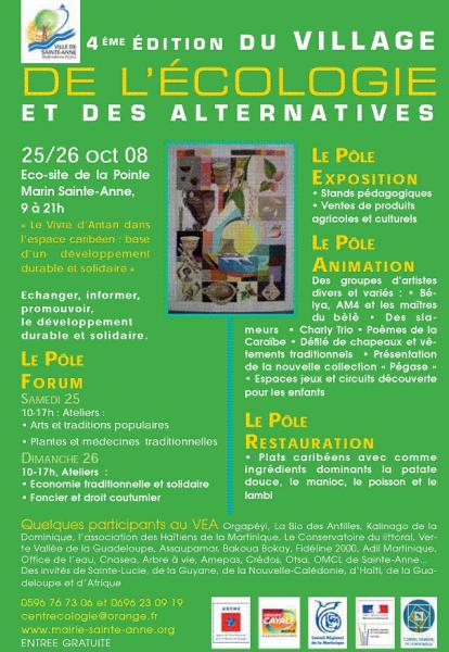 Le village écologique de Sainte Anne- 4ème Edition------->p2